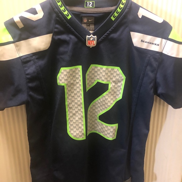 Seattle Seahawks #12 FAN Jersey Youth Size M,L $75